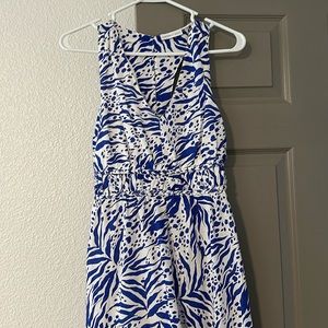 Blue and White Summer Dress